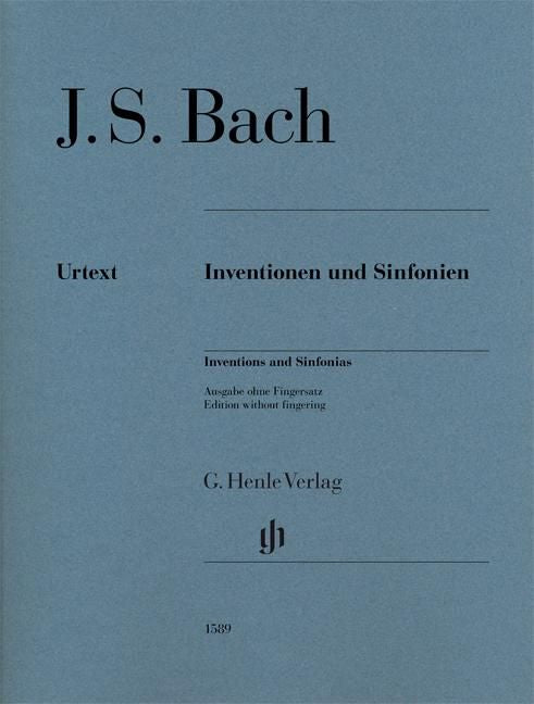 バッハ：インヴェンションとシンフォニア BWV 772 - 801（運指なし）