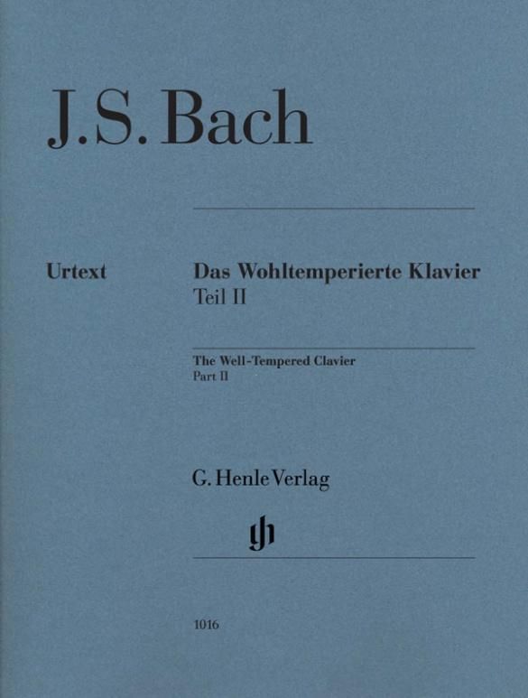 バッハ：平均律クラヴィーア曲集 第2巻 BWV 870 - 893（運指なし）