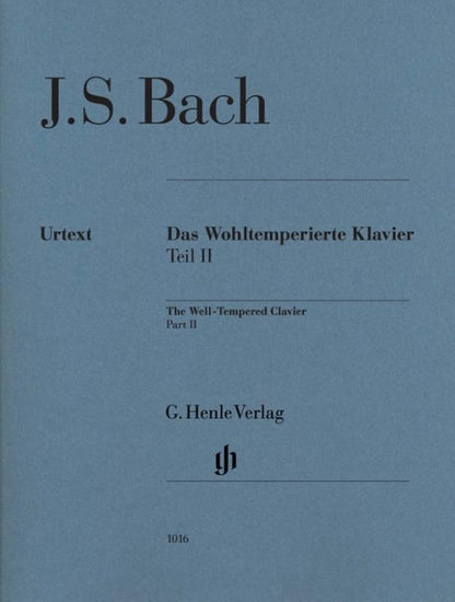 バッハ：平均律クラヴィーア曲集 第2巻 BWV 870 - 893（運指なし）