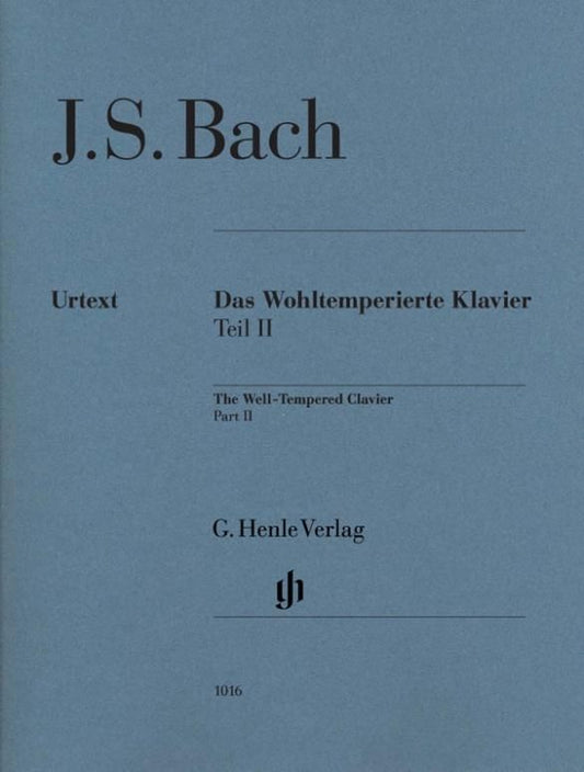 バッハ：平均律クラヴィーア曲集 第2巻 BWV 870 - 893（運指なし）