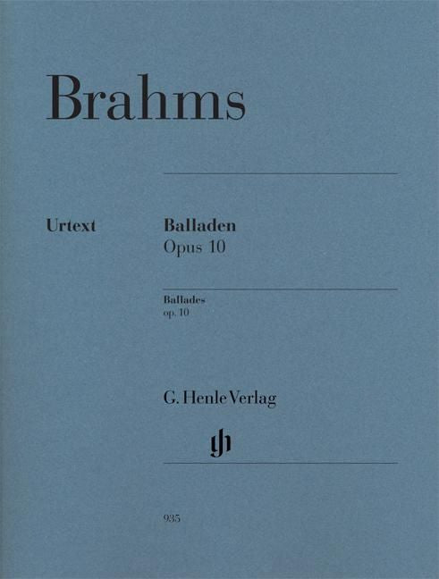 ブラームス：バラード op. 10