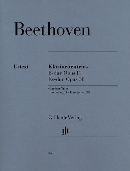 ベートーヴェン：三重奏曲 変ロ長調 op. 11 「街の歌」、変ホ長調 op. 38