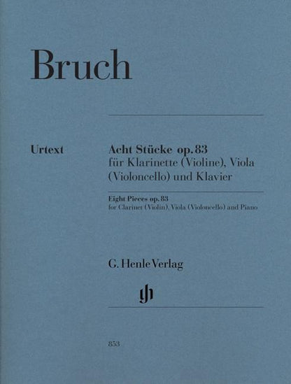 ブルッフ：8つの小品 op. 83