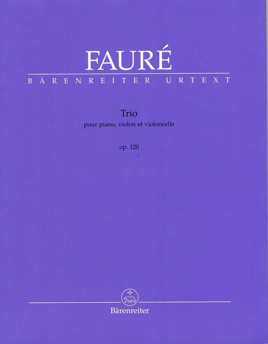 フォーレ：ピアノ三重奏曲 ニ短調 op. 120（N 194）