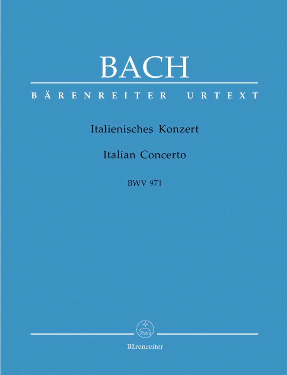 バッハ：イタリア協奏曲 BWV 971（運指なし）