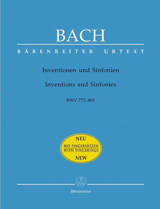 バッハ：インヴェンションとシンフォニア BWV 772 - 801