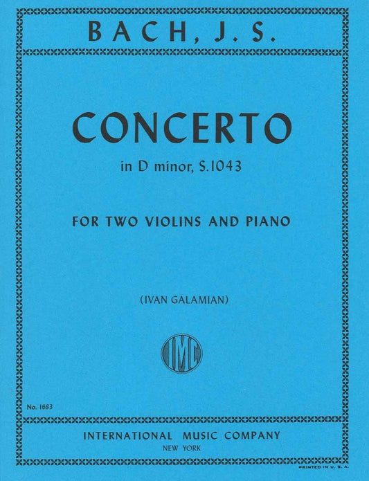 バッハ：2本の ヴァイオリンのための協奏曲 ニ短調 BWV 1043