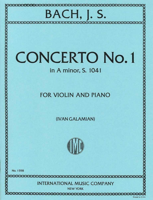 バッハ：ヴァイオリン協奏曲 第1番 イ短調 BWV 1041