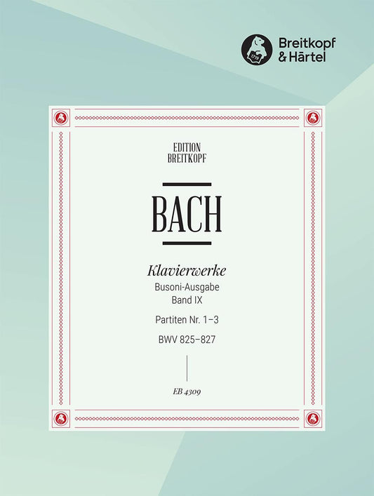 バッハ：パルティータ 第1巻 BWV 825 - 827