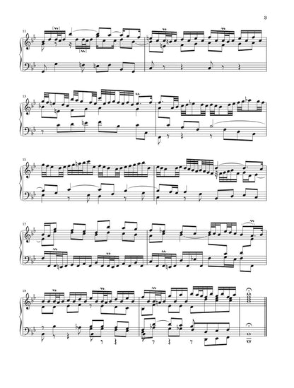 バッハ：パルティータ全曲 BWV 825 - 830（運指なし）