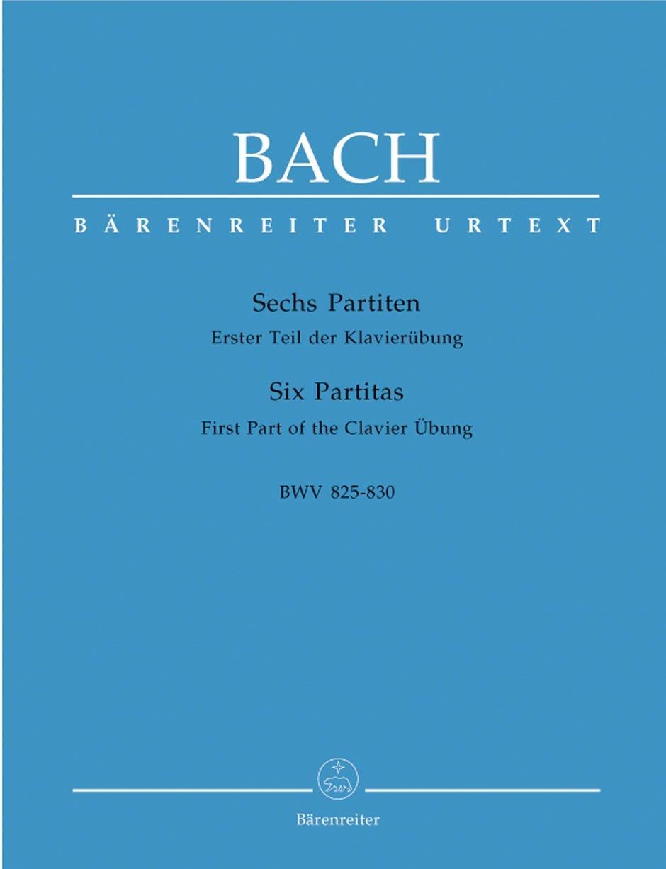 バッハ：パルティータ全曲 BWV 825 - 830（運指なし）