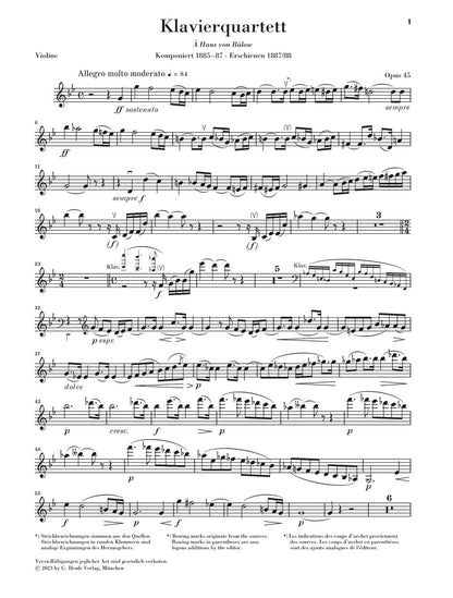 フォーレ：ピアノ四重奏曲 第2番 ト短調 op. 45