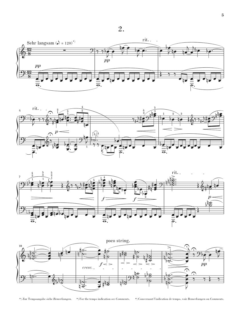 シェーンベルク：3つのピアノ曲 op. 11