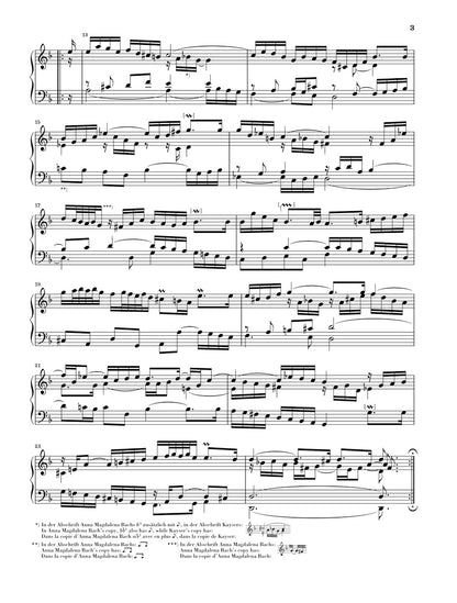 バッハ：フランス組曲 BWV 812 - 817 （運指なし）