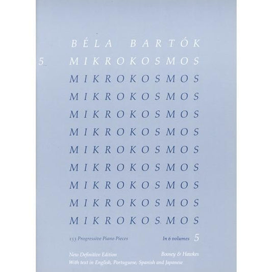 バルトーク：ミクロコスモス 第5巻（日本語付）