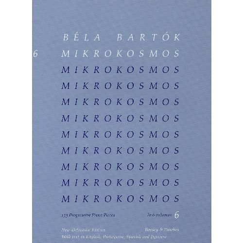 バルトーク：ミクロコスモス 第6巻（日本語付）