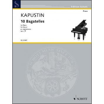 カプースチン：10のバガテル op. 59