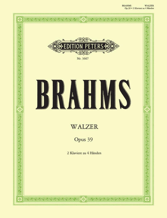 ブラームス：ワルツ op. 39