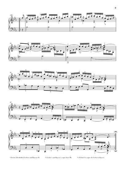 バッハ：フランス組曲 第4番 変ホ長調 BWV 815