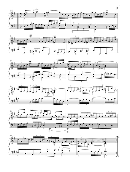 バッハ：フランス組曲 第5番 ト長調 BWV 816