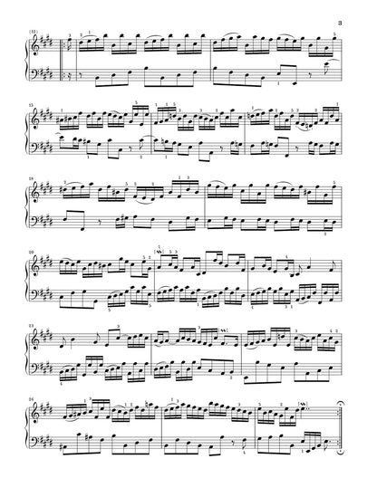 バッハ：フランス組曲 第6番 ホ長調 BWV 817