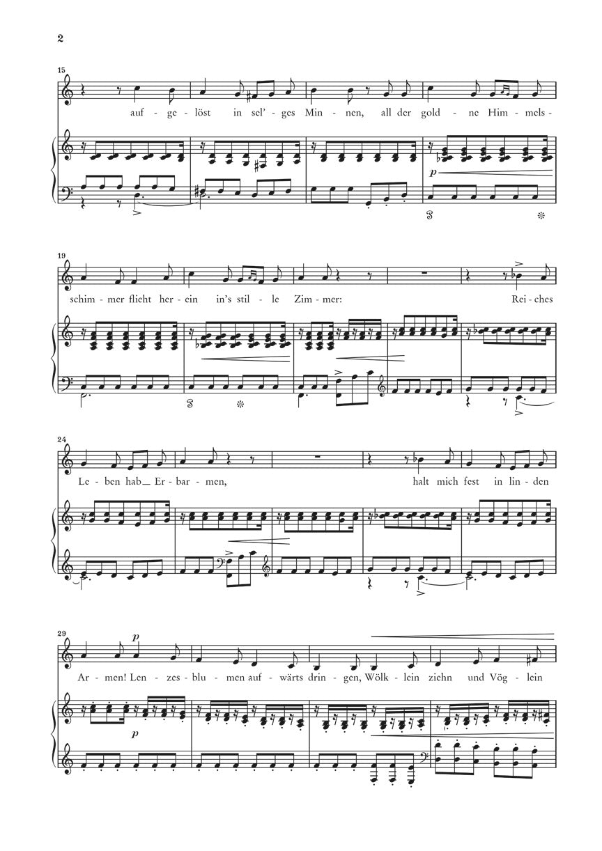 シューマン：ケルナーの詩による 12の歌 op. 35（低声用）