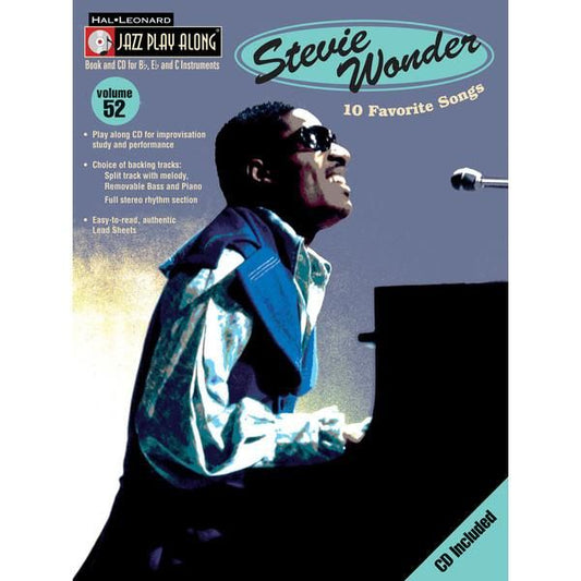 ジャズ・プレイ・アロング 第52巻 - スティービー・ワンダー + CD