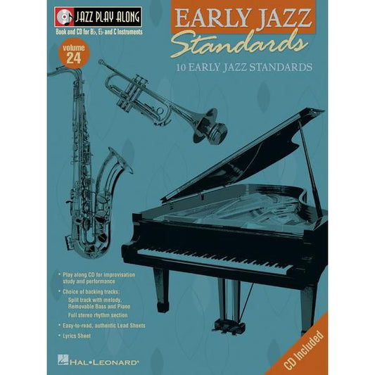 ジャズ・プレイ・アロング 第24巻 - 初期のジャズ・スタンダード + CD