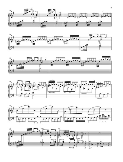 バッハ：パルティータ 第6番 ホ短調 BWV 830