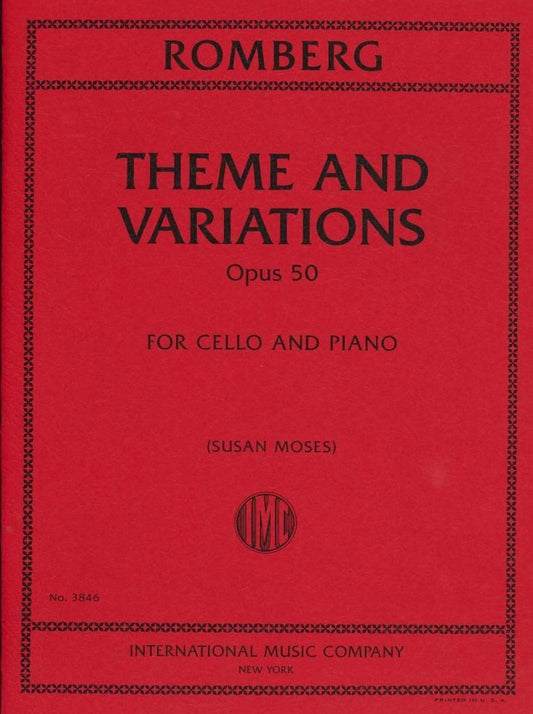 ロンベルク：主題と変奏 op. 50