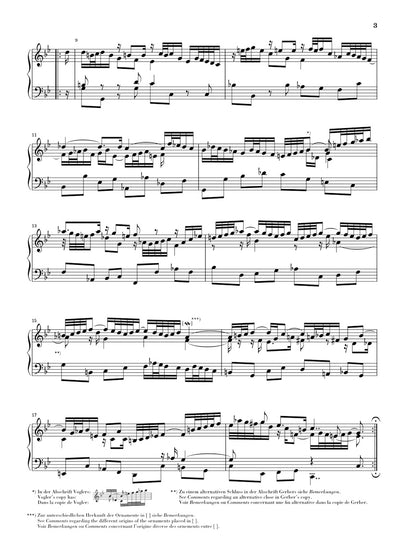 バッハ：フランス組曲 第2番 ハ短調 BWV 813（運指なし）