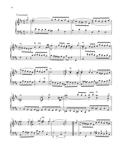 バッハ：フランス組曲 第3番 ロ短調 BWV 814（運指なし）