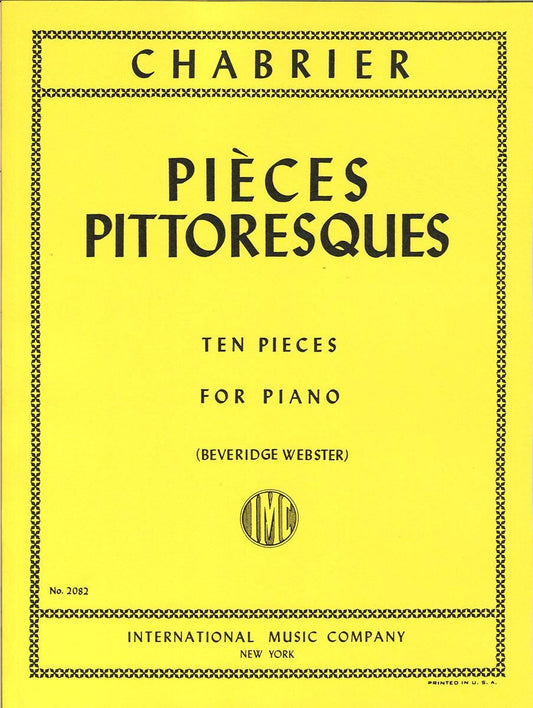 シャブリエ：10の絵画的小品集