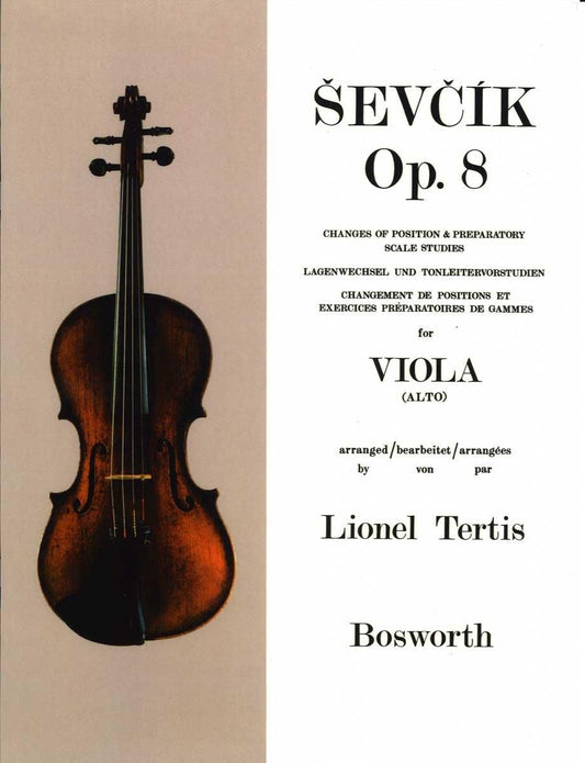 セヴシック（シェフチーク）：ポジションの移動と音階の予備練習 op. 8