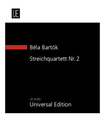 バルトーク：弦楽四重奏曲 第2番 op. 17