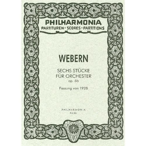 ウェーベルン：管弦楽のための 6つの小品 op. 6b - 1928年版