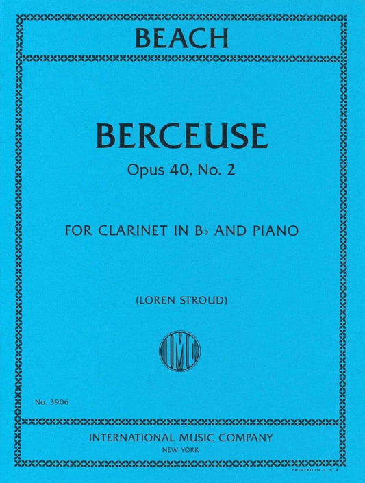 ビーチ：子守歌 op. 40 - 2