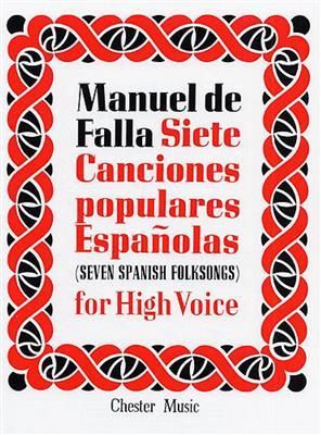 ファリャ：7つの スペイン民謡（高声用）