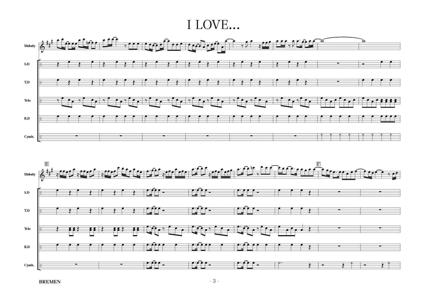 I LOVE...