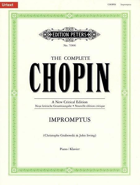 ショパン: 即興曲 Op.29, Op.36, Op.51, Op.66（遺作）