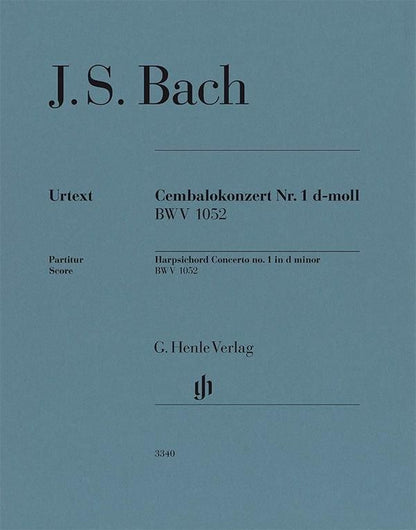 バッハ：チェンバロ協奏曲 第1番 BWV 1052 スコア