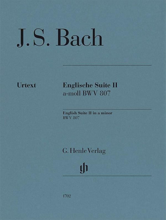 バッハ：《イギリス組曲 第2番 イ短調 BWV 807》