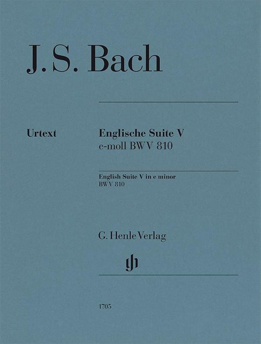 バッハ：《イギリス組曲 第5番 ホ短調 BWV 810》