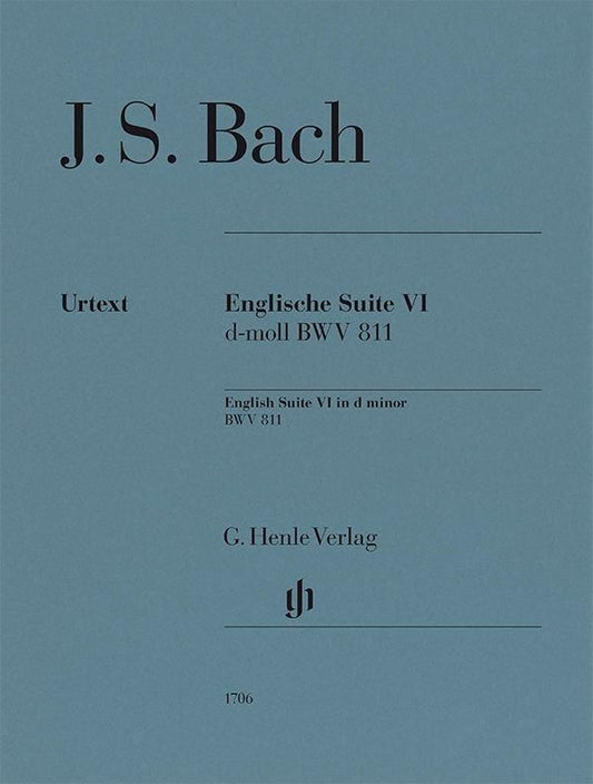 バッハ：《イギリス組曲 第6番 ニ短調 BWV 811》