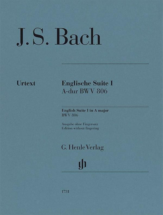バッハ：《イギリス組曲 第1番 イ長調 BWV 806》