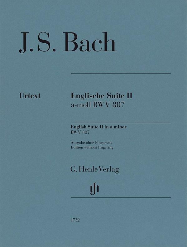 バッハ：《イギリス組曲 第2番 イ短調 BWV 807》