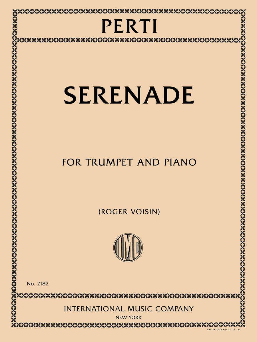 ペルティ：セレナーデ（トランペットとピアノ）