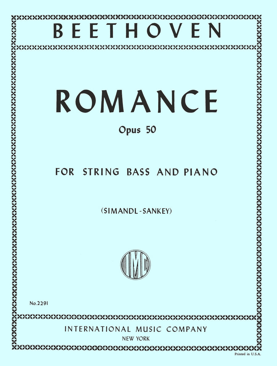 ベートーヴェン：ロマンス op.50（コントラバスとピアノ）