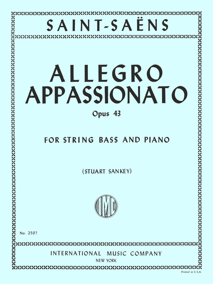 サン＝サーンス：アレグロ アッパッショナート op.43（コントラバスとピアノ）