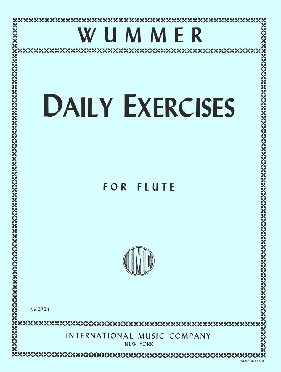 ウマー：6つの Daily 練習曲集（フルート独奏）